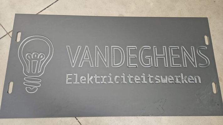 Infrezen naam in rijplaat
